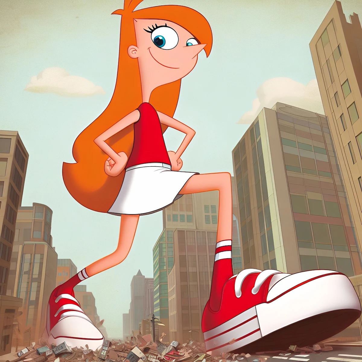 Cómo se vería Candace de Phineas & Ferb en la vida real, según la  inteligencia artificial?